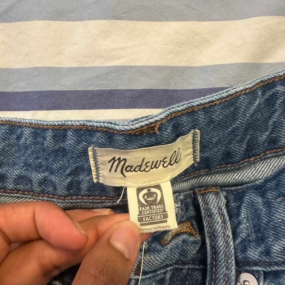 Madewell Blue Jean Shorts Classic Denim Style